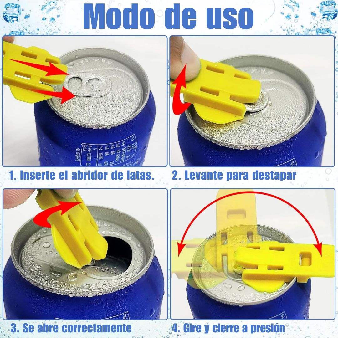 Abridor y Tapador de Latas Reutilizable